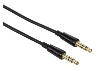 00122324 Audio-Kabel "Flexi-Slim" 3,5mm-Klinken-St. - Stecker Stereo 1,5m 
