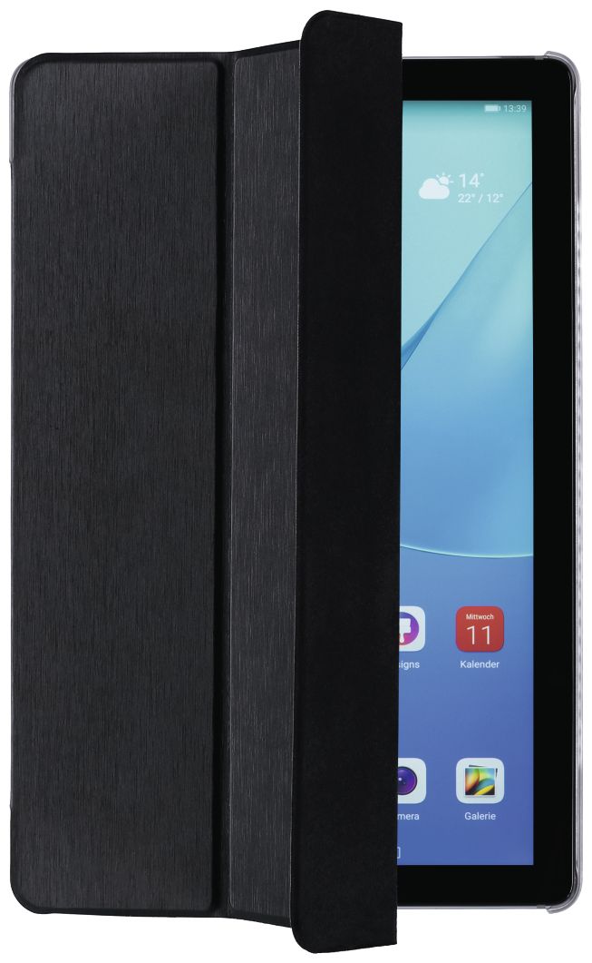 101924 Fold Clear Folio aus Kunststoff für Huawei Huawei MediaPad M5 bis 27,4 cm (10.8") (Schwarz) 
