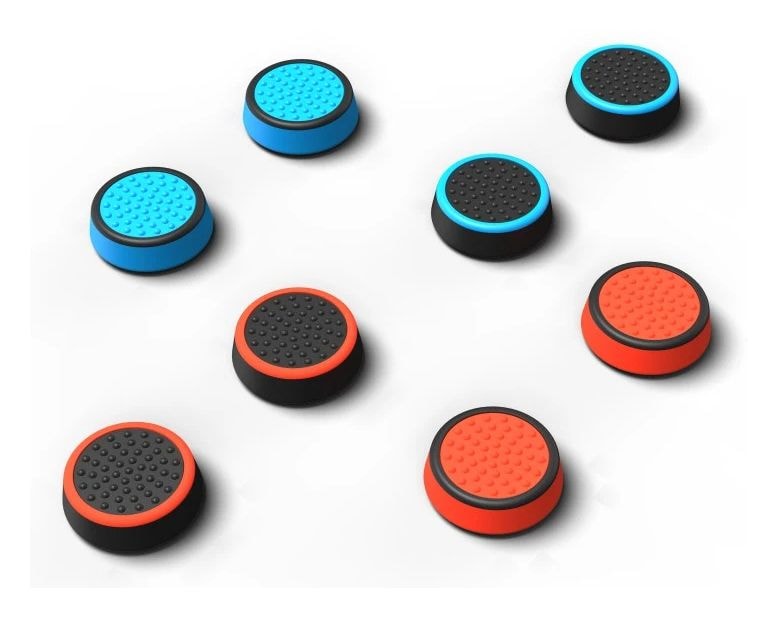 115537 Colors Knopfset Nintendo Switch 2  (Blau, Schwarz, Rot) 
