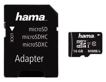 124138 MicroSDHC Speicherkarte 16 GB Klasse 10 