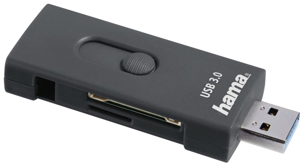 124145 USB 3.2 Gen 1 (3.1 Gen 1) Type-A/Type-C Multi-Kartenleser MicroSD (TransFlash), MicroSDHC, MicroSDXC, SD, SDHC, SDXC 
