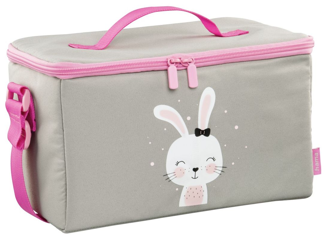 132432 Lovely Bunny - Tasche für Tonie Box  Grau, Pink 