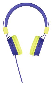 132504 HED8100B Over Ear Kopfhörer Kabelgebunden (Violett, Gelb) 