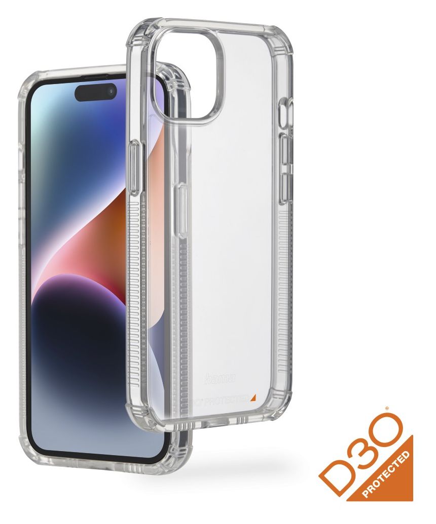 136006 Extreme Protect Cover für Apple iPhone 15 (Transparent) 