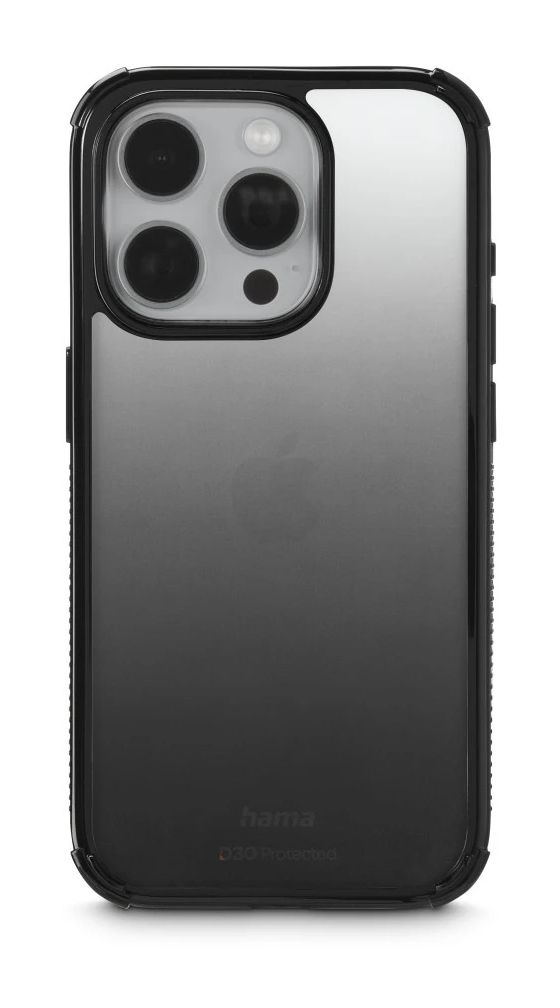 136844 Extreme Protect Cover für Apple iPhone 15 Pro  (Schwarz) 