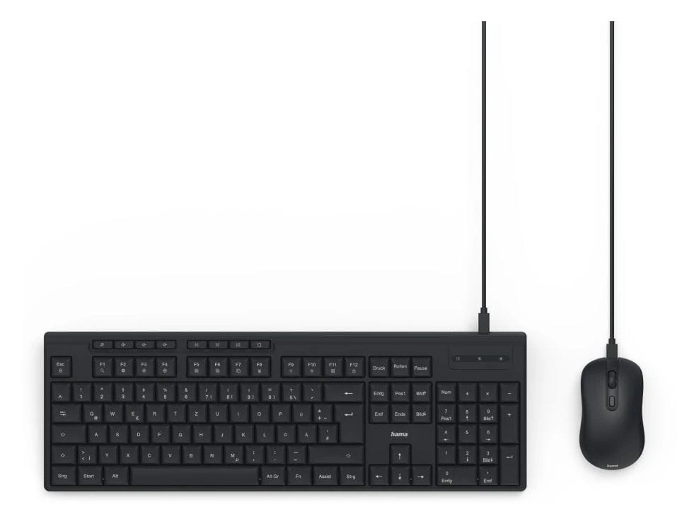 173054 CKM-200 Heimbüro Tastatur USB  (Schwarz) 