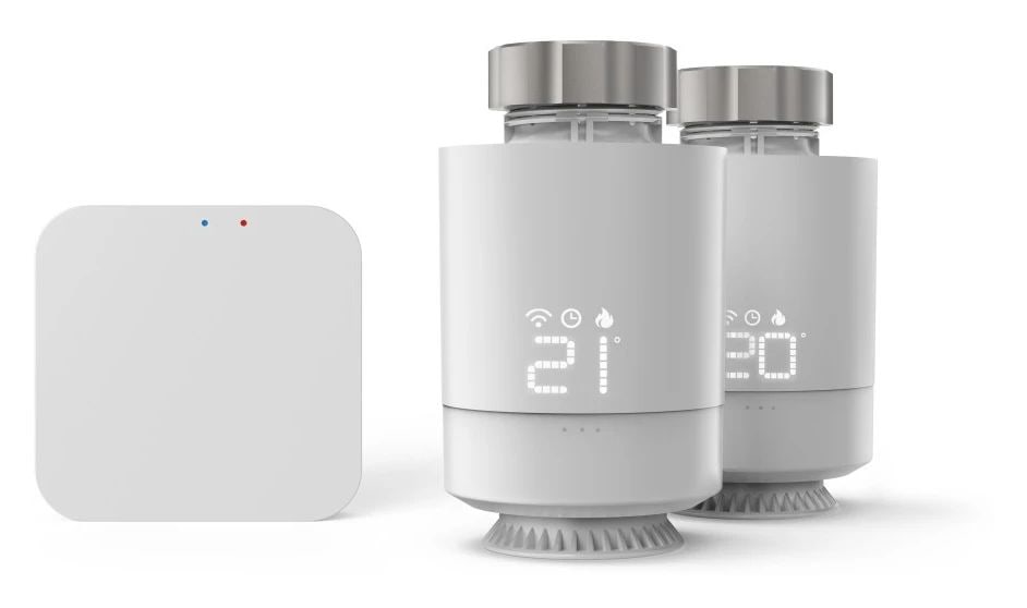 176662 smarte Heizungssteuerung 2x smartes Heizkörperthermostat + Zentrale WLAN  (Weiß) 