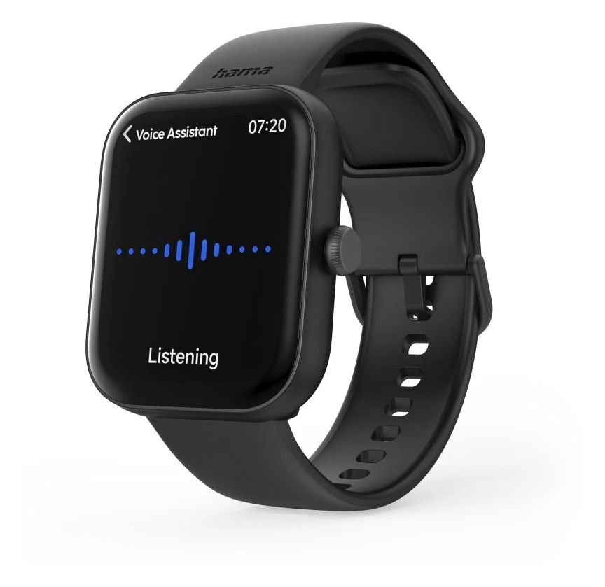 178614 5000 Digital 47 mm Smartwatch Rechteckig IP68  (Schwarz) 