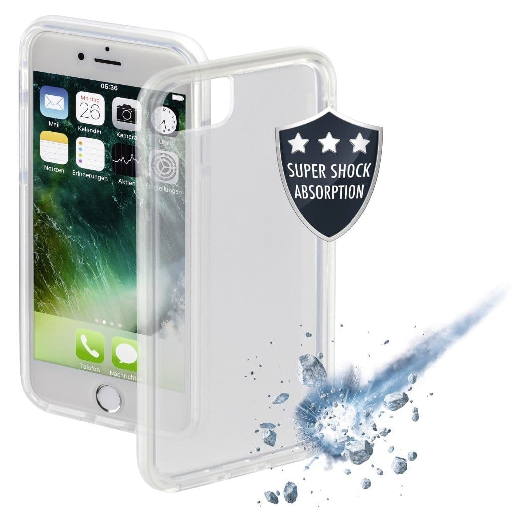 178720 Protector Cover für Apple iPhone 7 (Transparent, Weiß) 