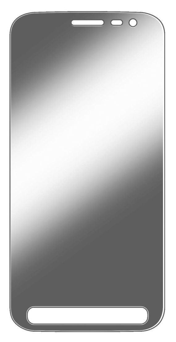 178883 Klare Bildschirmschutzfolie gehärtetes Glas 10H für  Samsung XCover 4 