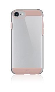 180015 Innocence Clear Cover für Apple iPhone 7 (Gold, Pink) 