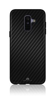 180993 Flex Carbon Cover für Samsung Galaxy A6+ (2018) (Schwarz) 