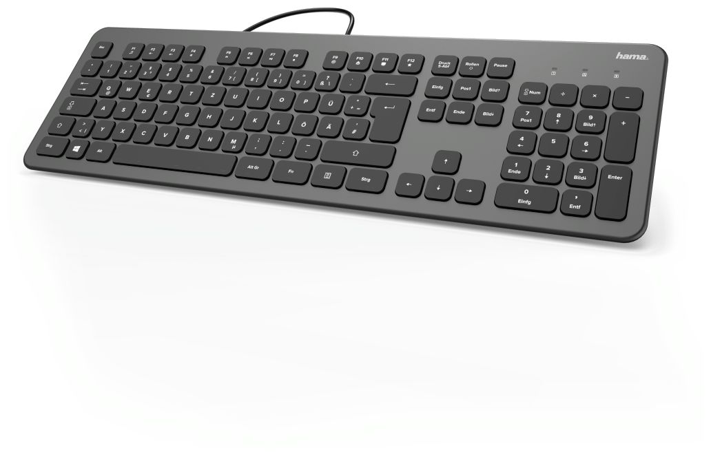 182652 KC-700 Büro Tastatur (Schwarz) 