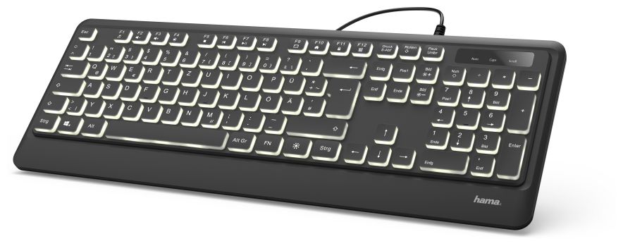 182671 KC-550 Büro Tastatur (Schwarz) 