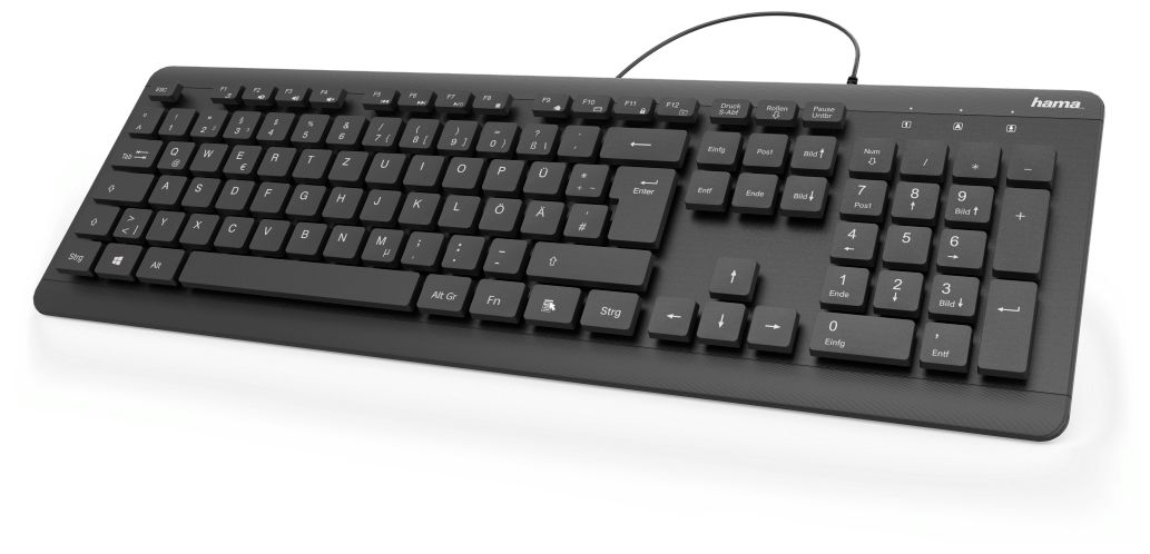 182682 KC-600 Büro Tastatur (Schwarz) 