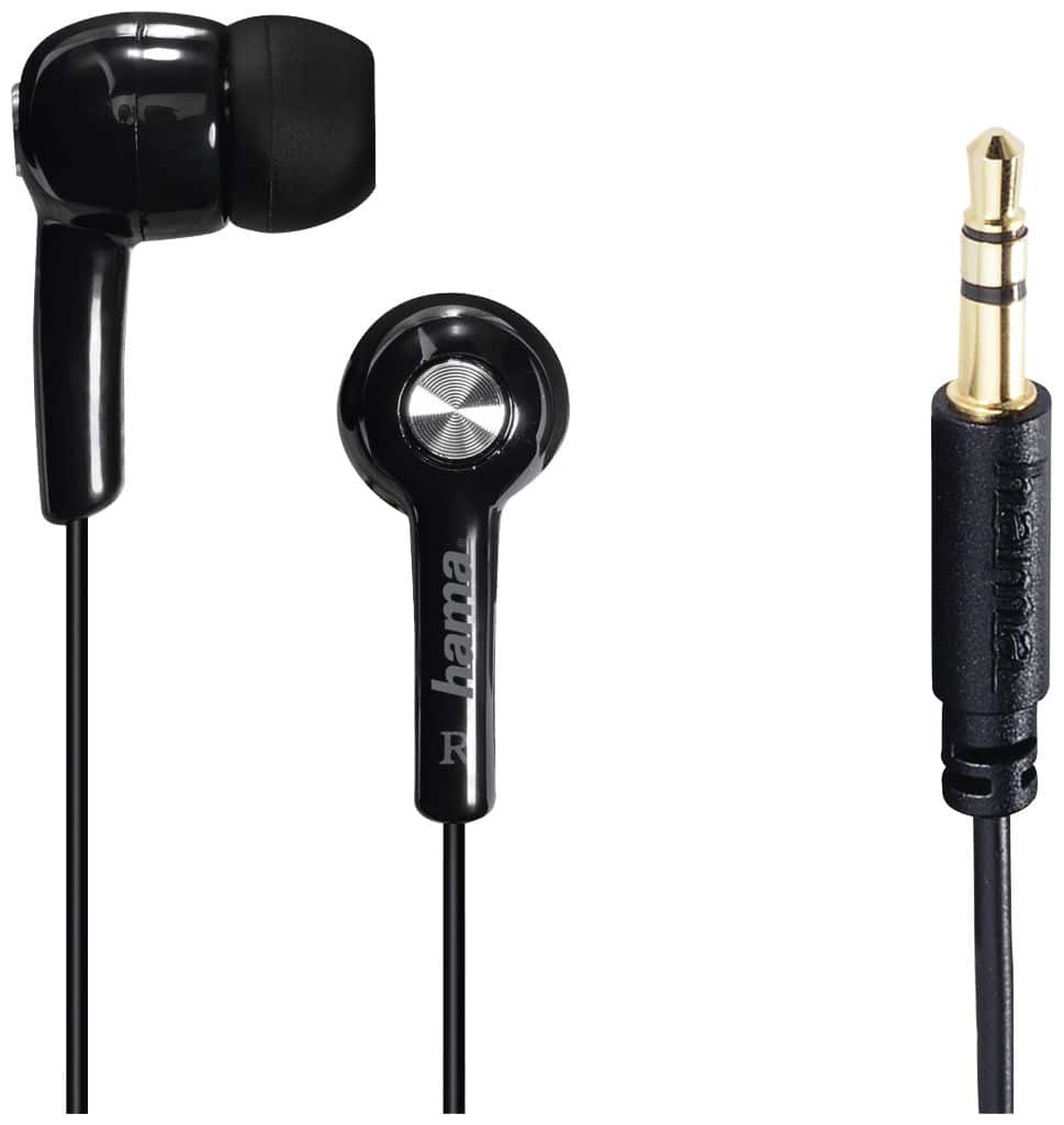 184003 Basic4Music In-Ear Kopfhörer Kabelgebunden (Schwarz) 