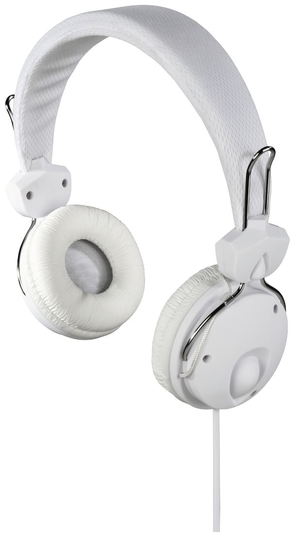 184015 Fun4Music Ohraufliegender Kopfhörer Kabelgebunden (Weiß) 