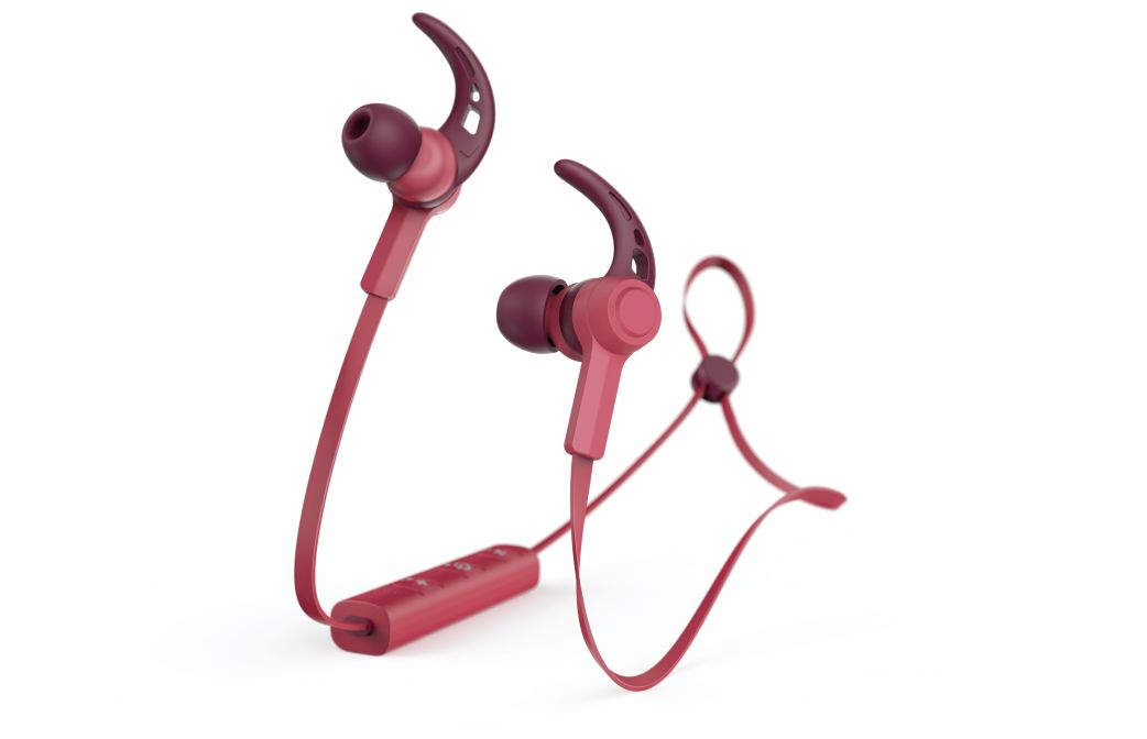184055 Connect In-Ear Bluetooth Kopfhörer kabellos (Rot) 