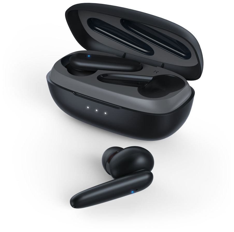 184078 Passion Clear In-Ear Bluetooth Kopfhörer kabellos IPX4 (Schwarz) 