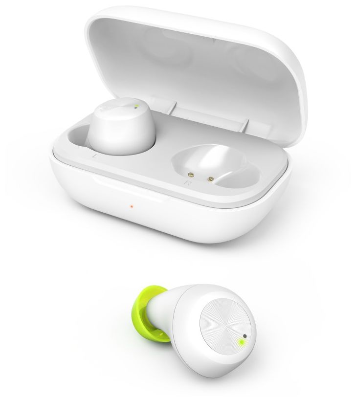184081 Spirit Chop In-Ear Bluetooth Kopfhörer kabellos 4 h Laufzeit IPX4 (Grau, Weiß) 