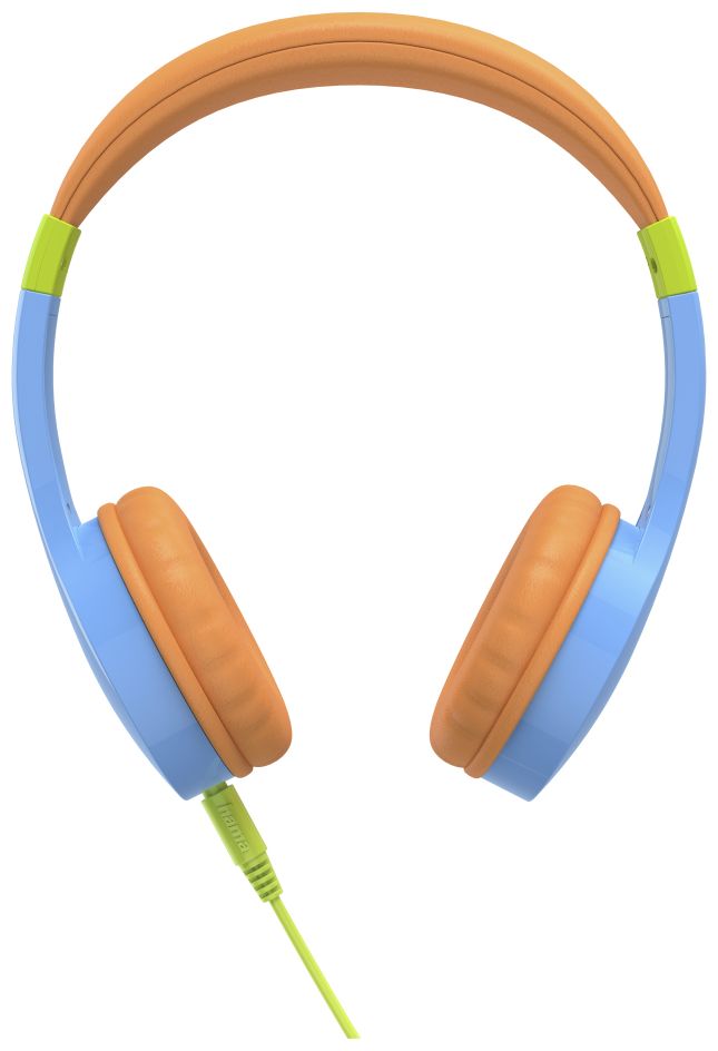 184106 Kids Guard Ohraufliegender Kopfhörer Kabelgebunden (Blau, Orange) 