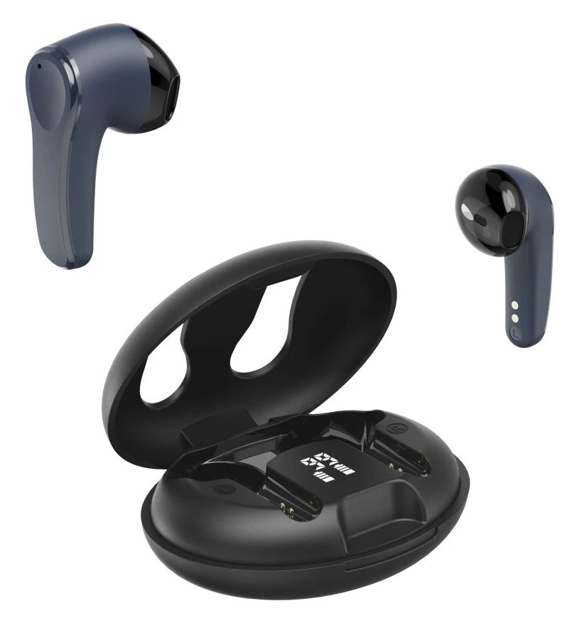 184175 Spirit Unchained In-Ear Bluetooth Kopfhörer Kabellos TWS 4 h Laufzeit  (Schwarz, Blau) 