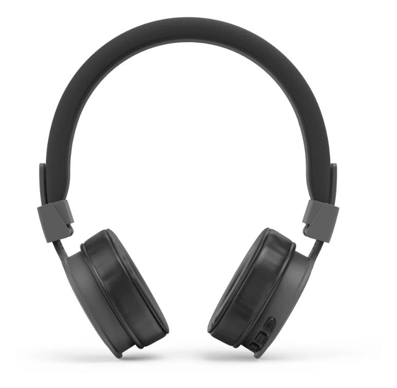 184196 Freedom Lit II Ohraufliegender Bluetooth Kopfhörer kabellos 15 h Laufzeit (Schwarz) 