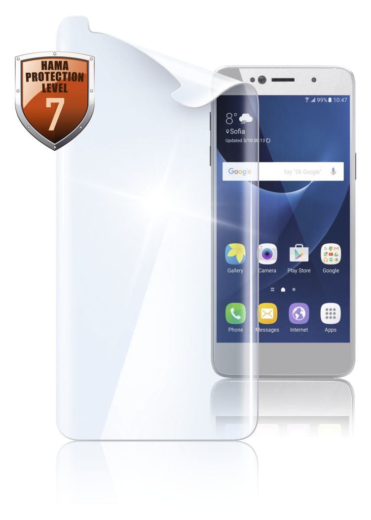 186205 Klare Bildschirmschutzfolie Kunststoff für  Samsung Galaxy S10+ Staubresistent, Kratzresistent 