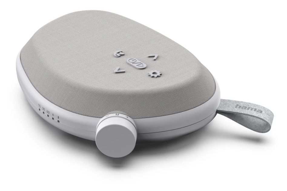 188244 Calm 3 W Bluetooth Lautsprecher Laufzeit bis 20 h  (Grau, Weiß) 