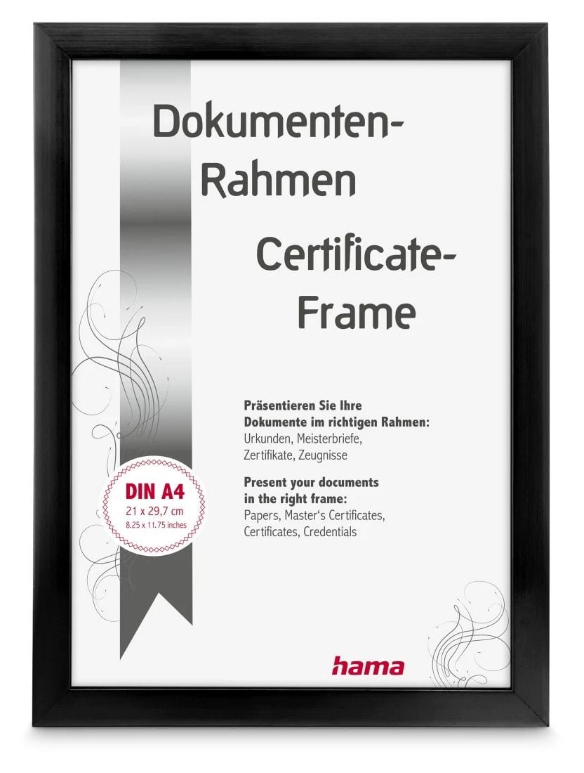 193251 Chiaro Einzelbilderrahmen 10 x 15 cm  (Schwarz) 