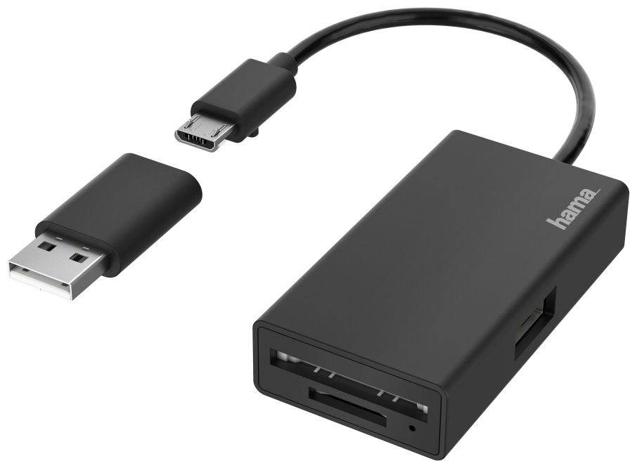 200125 USB 2.0/Micro-USB Multi-Kartenleser MicroSD (TransFlash), SD 