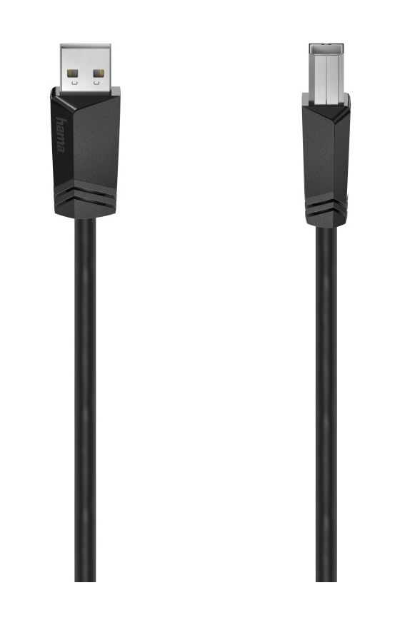 200604 0,48 Gbit/s Stecker USB A auf USB B 5 m  (Schwarz) 