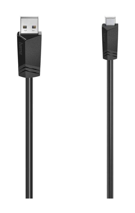 200605 0,48 Gbit/s Stecker Mini-USB B auf USB A 0,75 m  (Schwarz) 
