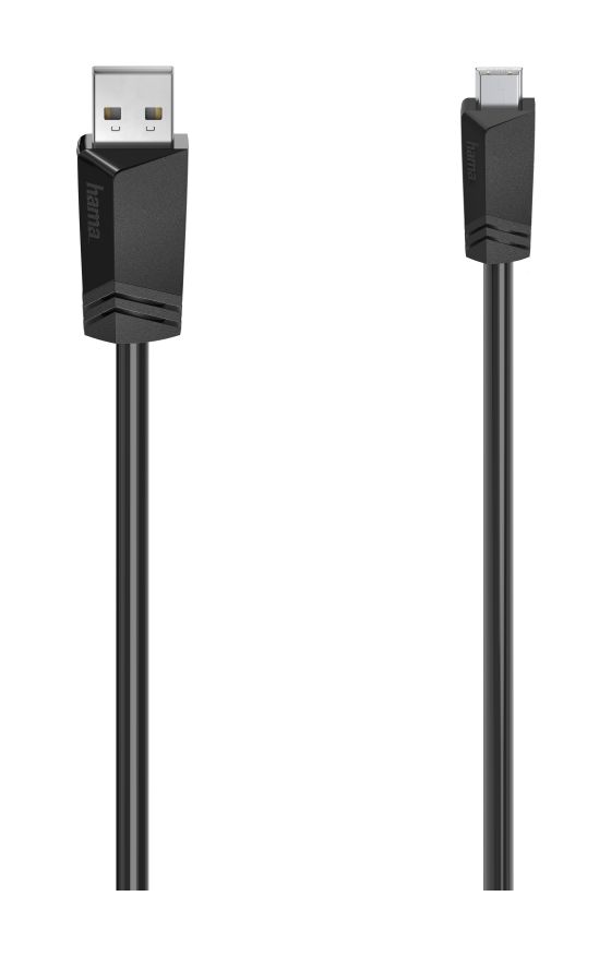 200606 0,48 Gbit/s Stecker Mini-USB B auf USB A 1,5 m  (Schwarz) 