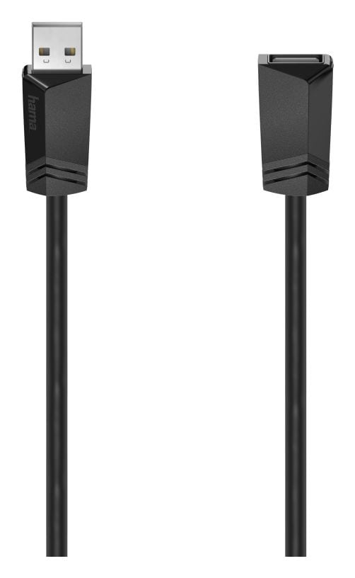 200621 0,48 Gbit/s Stecker USB A auf USB A Buchse 5 m  (Schwarz) 