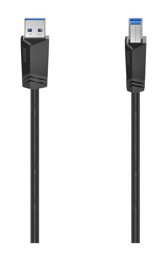 200625 5 Gbit/s Stecker USB A auf USB B 1,5 m  (Schwarz) 