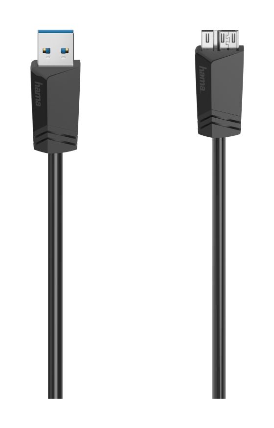 200627 5 Gbit/s Stecker Micro-USB A auf USB A 1,5 m  (Schwarz) 