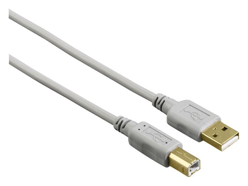 200903 0,48 Gbit/s Stecker USB A auf USB B 1,5 m  (Grau) 
