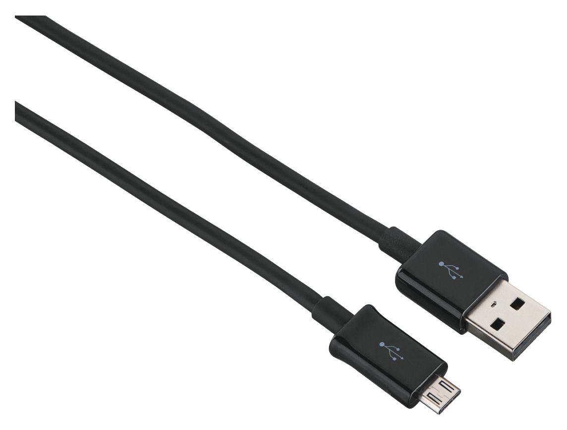 200904 0,48 Gbit/s Stecker USB A auf Micro-USB B 0,9 m  (Schwarz) 