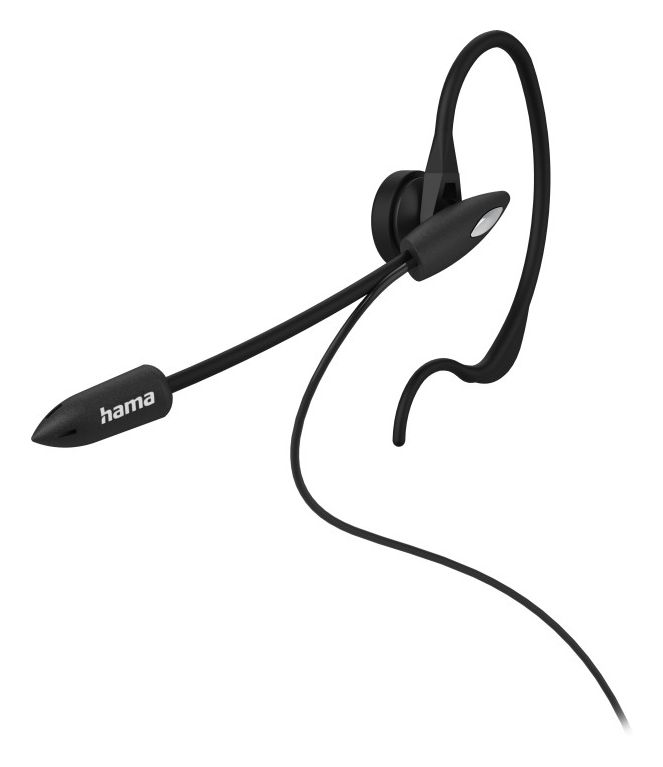 201156 In-Ear-Headset für schnurlose Telefone 2,5-mm-Klinke In-Ear Kopfhörer Kabelgebunden  (Schwarz, Silber) 