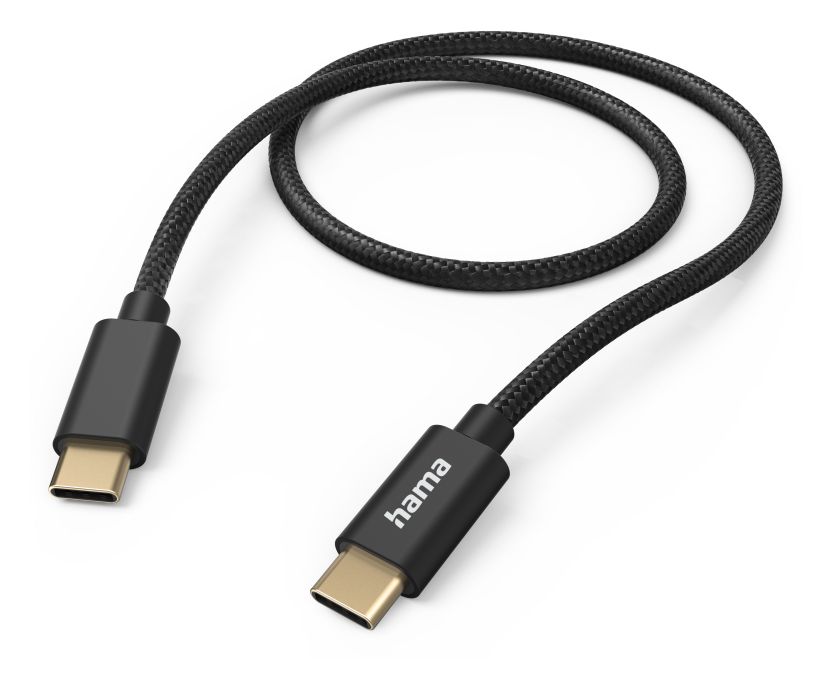 201547 Fabric 0,48 Gbit/s USB C auf USB C Männlich 1,5 m  (Schwarz) 