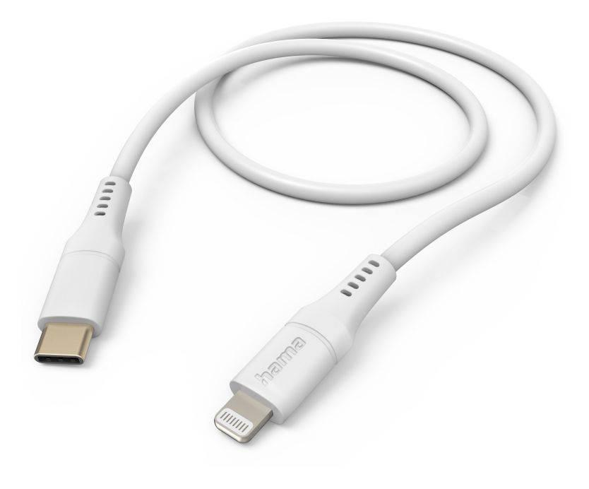201574 Flexible Lightning auf USB C Männlich 1,5 m  (Weiß) 