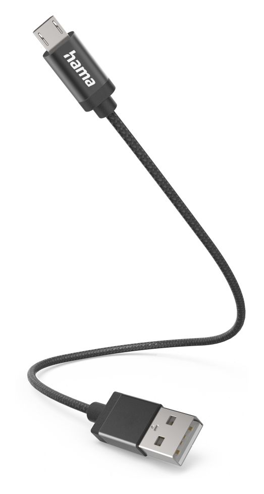 201583 0,48 Gbit/s Stecker USB A auf Micro-USB A 0,2 m  (Schwarz) 