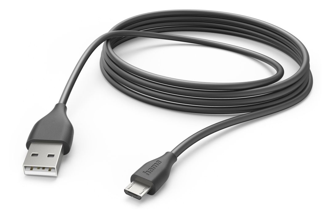 201588 0,48 Gbit/s Stecker USB A auf Micro-USB B 3 m  (Schwarz) 