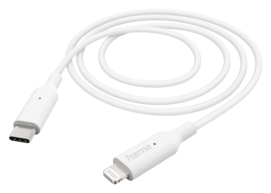201598 Lightning auf USB C Männlich 1 m  (Weiß) 