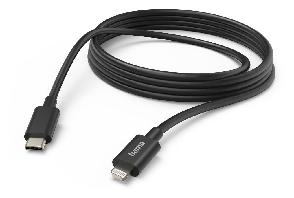 201599 Lightning auf USB C Männlich 3 m  (Schwarz) 