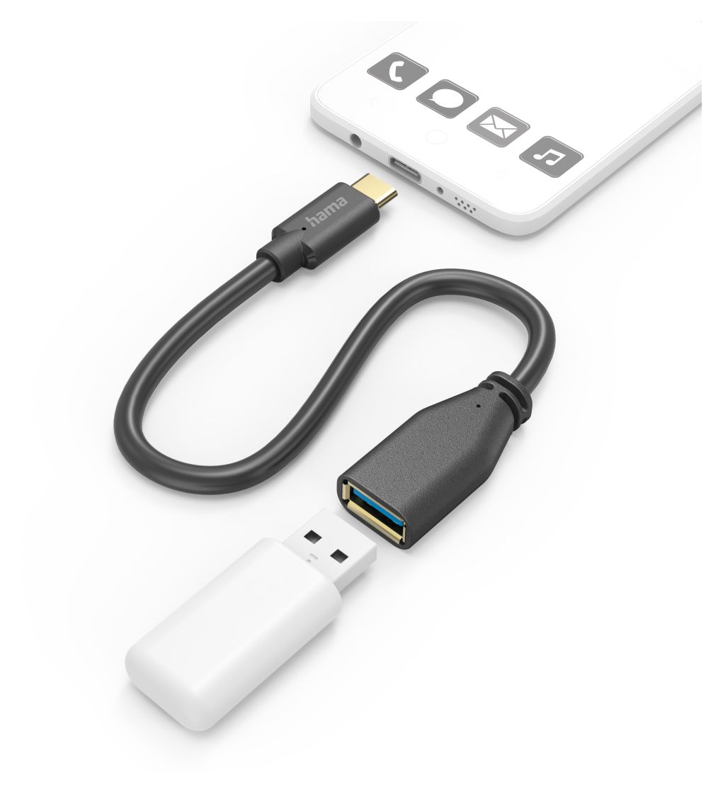 201605 5 Gbit/s USB C auf USB A Weiblich 0,15 m  (Schwarz) 