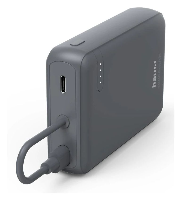 201739 Power Pack Travel 10000 mAh Powerbank USB Typ-C  (Anthrazit) 