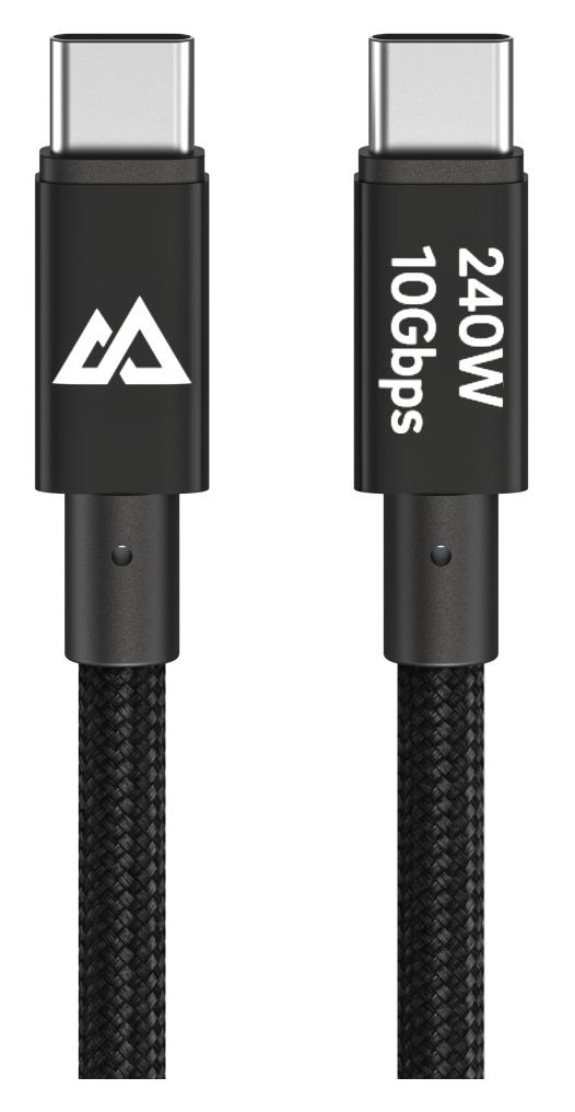 201766 10 Gbit/s Stecker USB C auf USB C bis 240 W 1,2 m  (Schwarz) 