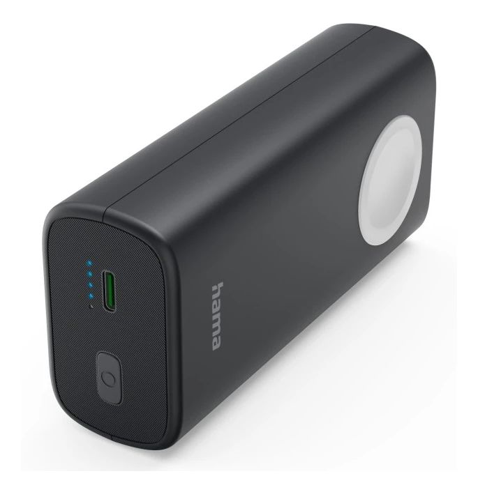 201768 Watch 10000 mAh Powerbank USB Typ-C  (Schwarz, Grau) 